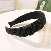 Thick Padded Braided Headband Black Hair Accessories