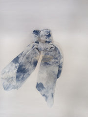 Tie Dye Chiffon Bow Long Tail Scrunchie Design 8 Hair Accessories