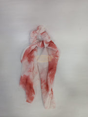 Tie Dye Chiffon Bow Long Tail Scrunchie Design 8 Hair Accessories