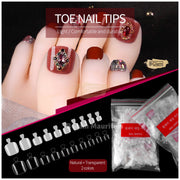 Toe Nail Tips Clear 500 Tips Toe Tips