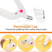 Triple Cut Acrylic Nail Tip Cutter with Measuring dial and guard Nail Accessories