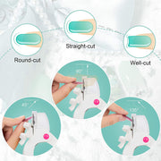 Triple Cut Acrylic Nail Tip Cutter with Measuring dial and guard Nail Accessories