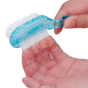 Two Sided Handle Grip Fingernail Brush Nail Cleaning Brush