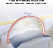 U-Shaped Beauty Table Lamp 550mm | Pink Lighting