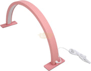 U-Shaped Beauty Table Lamp 550mm | Pink Lighting