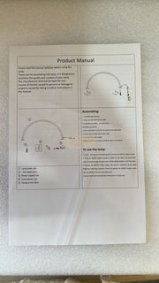 U-Shaped Beauty Table Lamp 550mm | Pink Lighting