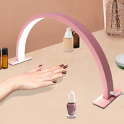 U-Shaped Beauty Table Lamp 550mm | Pink Lighting