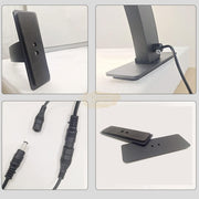 U-Shaped Beauty Table Lamp 750mm | Black Lighting