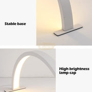 U-Shaped Beauty Table Lamp 750mm | Black Lighting