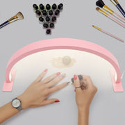 U-Shaped Beauty Table Lamp 750mm | Pink Lighting