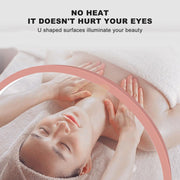 U-Shaped Beauty Table Lamp 750mm | Pink Lighting