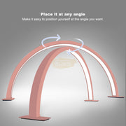 U-Shaped Beauty Table Lamp 750mm | Pink Lighting