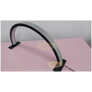 U-Shaped Beauty Table Lamp with Diamond 550mm | Black Lighting