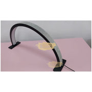 U-Shaped Beauty Table Lamp with Diamond 750mm | Black Lighting