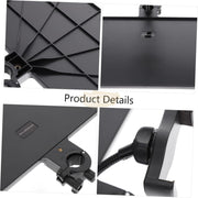 Universal Clamp-On Utility Shelf with Phone Clip 27*20.5cm Furniture Accessories