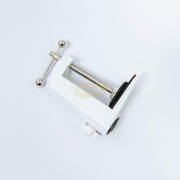 USB Dimmable LED Folding Desk Lamp with Clamp - White