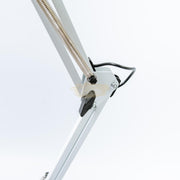 USB Dimmable LED Folding Desk Lamp with Clamp - White