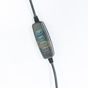 USB Dimmable LED Folding Desk Lamp with Clamp - White