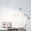 USB Dimmable LED Folding Desk Lamp with Clamp - White