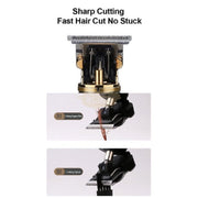 USB Rechargeable Electric Cordless Hair Trimmer with LCD Display