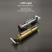 USB Rechargeable Electric Cordless Hair Trimmer with LCD Display