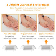 USB Rechargeable Foot File Callus Remover with Display & Light Foot File