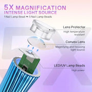USB Rechargeable Handheld UV LED Nail Lamp UV Lamp