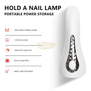 USB Rechargeable Handheld UV LED Nail Lamp YC01 UV Lamp
