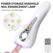 USB Rechargeable Handheld UV LED Nail Lamp YC01 UV Lamp