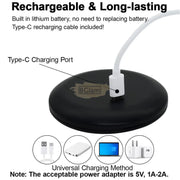 USB Rechargeable LED Travel Magnifying Mirror | 80*80*20mm (USB cable included) Travel Mirror