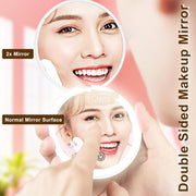 USB Rechargeable LED Travel Magnifying Mirror | 80*80*20mm (USB cable included) Travel Mirror