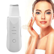 USB Rechargeable Ultrasonic Skin Scrubber Blackhead Remover | Pore Cleansing Facial Device for Clear Skin Skin Care