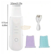USB Rechargeable Ultrasonic Skin Scrubber Blackhead Remover | Pore Cleansing Facial Device for Clear Skin Skin Care