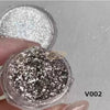 V002 Sliver Powder Mirror Effect Metallic - Nail Polish Silver Powder