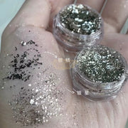 V003 Sliver Powder Mirror Effect Metallic - Nail Polish Silver Powder