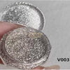 V003 Sliver Powder Mirror Effect Metallic - Nail Polish Silver Powder