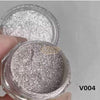 V004 Sliver Powder Mirror Effect Metallic - Nail Polish Silver Powder