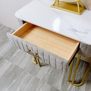 Vanity Table 100*40*75 cm | Grey (Table only. Chair & Mirror not included)