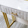 Vanity Table 130*40*75 cm | Grey (Table only. Chair & Mirror not included)