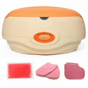 Orange Paraffin Wax Machine (440g Paraffin Wax, Pink pair paraffin mittens & footies)