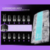 Vicovi 480pcs Full Cover Short Ballerina Nail Tips | Half Matte