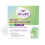 Vi-Vet 27pcs Azulene Face Wax Strip Set | All Skin Types Face Wax Strip Set
