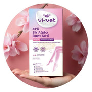Vi-Vet 41pcs Powdered Wax Strip Set | Sensitive Skin Wax Strip Set