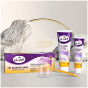 Vi-Vet Hair Bleaching Cream 35ml + 70ml | Face Arms & Legs Lightening Hair Bleaching Cream