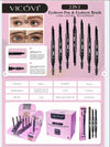 VICOVI 2-in-1 Eyebrow Pen & Brush 0.3g – Waterproof | 2 colors Eyebrow Pencil