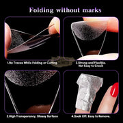 Vicovi 480pcs Professional Nail Tips Latin-coated Sheets | Full cover Nail Tips