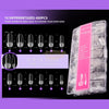 Vicovi 480pcs Professional Nail Tips Semi-frosted Oval Shape | Full cover Nail Tips