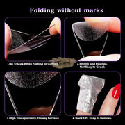 Vicovi 480pcs Professional Nail Tips Semi-frosted Oval Shape | Full cover Nail Tips