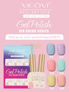 VICOVI 6pcs Macaron Gel Polish Set Macaron Pastel Gel Polish