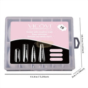 Vicovi 96pcs Nail Extension Molds 1# | Full cover Nail Tips
